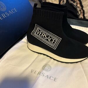 Versace Kids unisex slip on sneaker